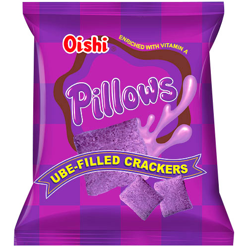 Ube-Filled Cracker Pillows