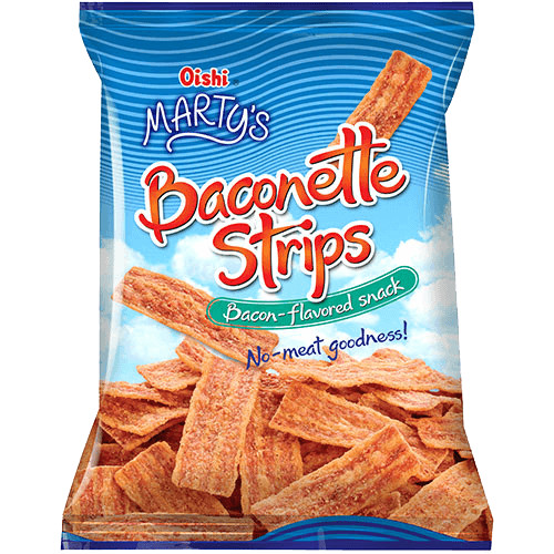 Marty's Baconette Strips - Bacon Flavoured