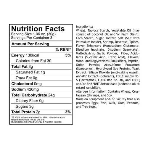 Prawn Crackers • Sweet & Extra Hot